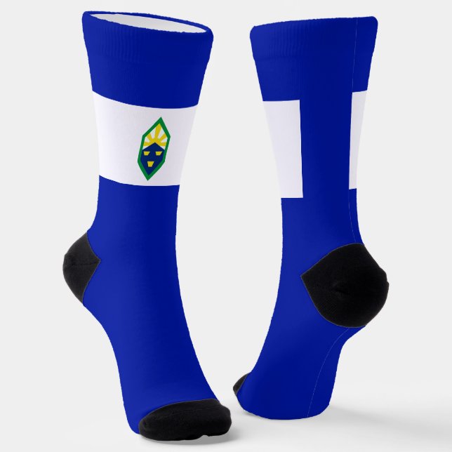 Chaussette Drapeau urbain de Colorado Springs (Colorado) (Angulaire)