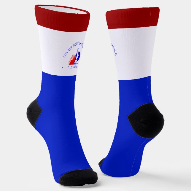 Chaussette Drapeau urbain de Fort Lauderdale (Floride) (Angulaire)