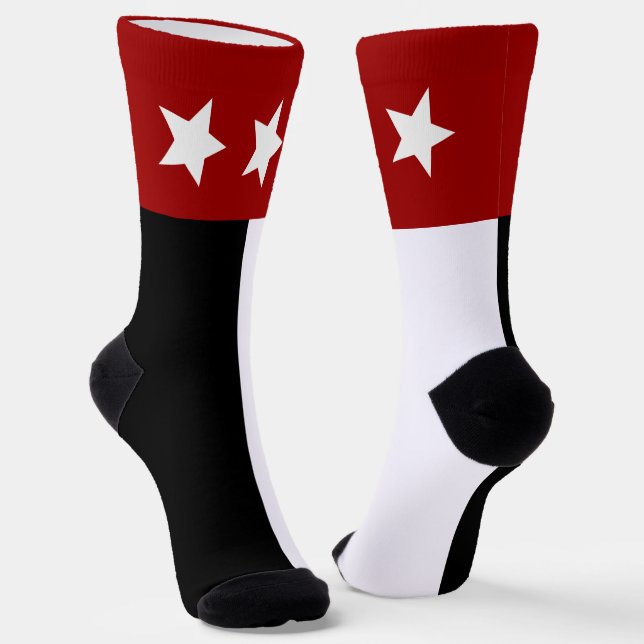 Chaussette Drapeau urbain de Laredo (Texas) (Angulaire)