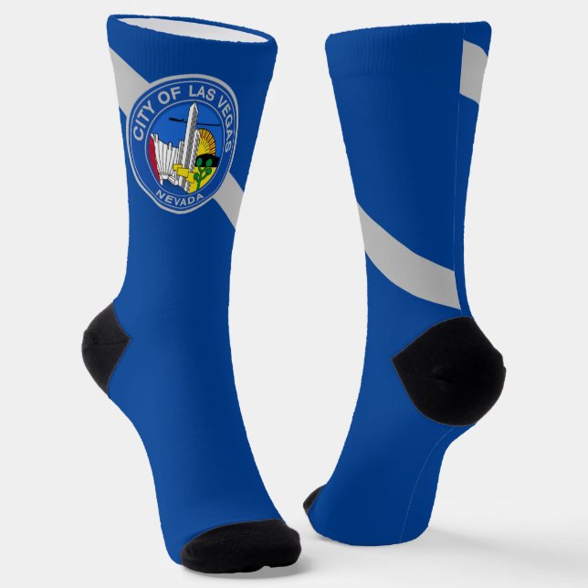 Chaussette Drapeau urbain de Las Vegas (Nevada) (Angulaire)