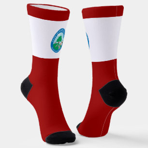 Chaussette Drapeau urbain de père Noël Clarita (Californie)