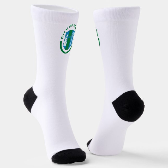 Chaussette Drapeau urbain d'Irvine (Californie) (Angulaire)