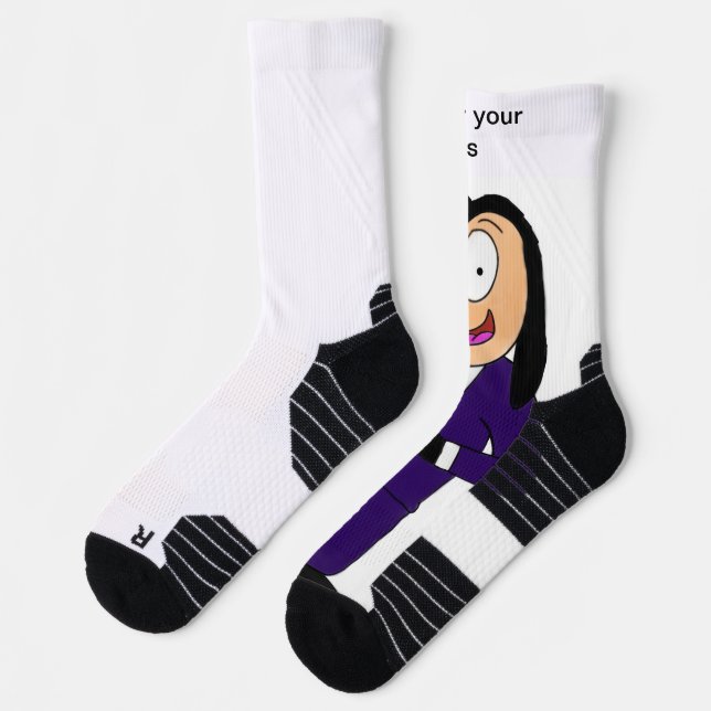 Chaussette Drippy le Chien - Chaussettes Unisexe (Gauche)