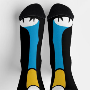 Chaussette Drôle chien mignon chiot jambe pied patte