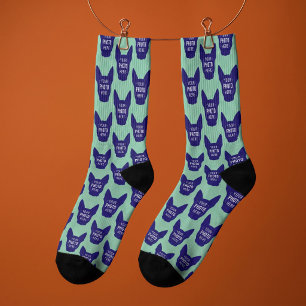 Chaussette Drôle Motif Photo de Visage de Chien Personnalisé