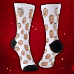 Chaussette Drôle personnalisé bébé visage photo visage 3 phot<br><div class="desc">Funny Custom Baby Face Photo Face 3 Photos Chaussettes, Remplacez le visage par votre photo préférée (assurez-vous de recadrer autant que possible sur le visage et utilisez une application pour enlever l'arrière - plan) et personnalisez ces Chaussettes drôles avec votre enfant, mari, animal ou petit ami dessus! Aussi une surprise...</div>