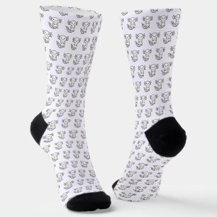 Chaussette Drôle petite équipe de Axolotl personnalisable noi