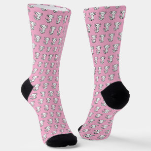 Chaussette Drôle petite équipe de Axolotl personnalisable ros