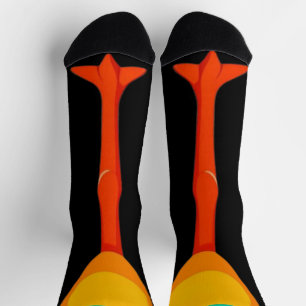 Chaussette Drôle Turquie Poulets Pieds Chaussettes Genou Anim