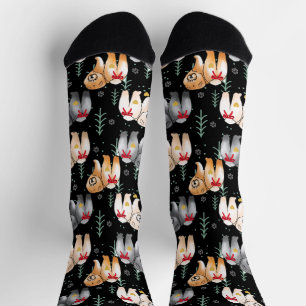 Chaussette DU FOND DE MON CŒUR CHOW 5 COULEURS Chaussettes