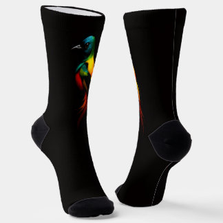 Chaussette durable pour femme Black 4 Luxe arc-en-
