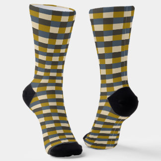 Chaussette Earth Tone Color Pattern with Ochre
