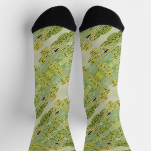 Chaussette Eau De L'Étang De Pad Jaune Vert