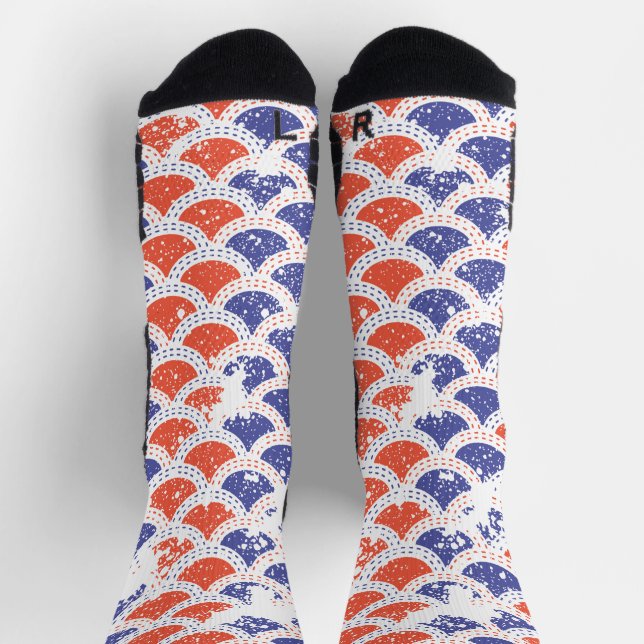 Chaussette Écailles de poisson Coastal Americana (Haut)