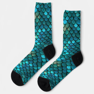 Chaussette Échelle de poisson de sirène
