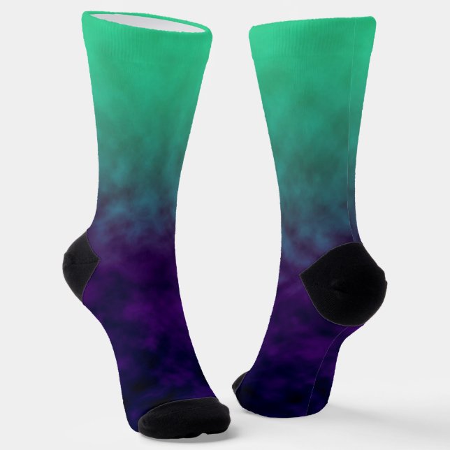 Chaussette Échos de la marée d'améthyste (Angulaire)