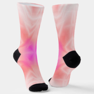 Chaussette Éclaboussure rose
