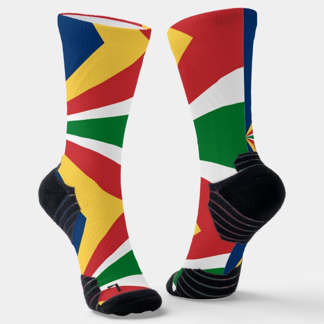 Chaussette Écran sport avec couleurs seychelloises (Angulaire)
