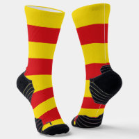 Écran sportif avec drapeau de Catalogne