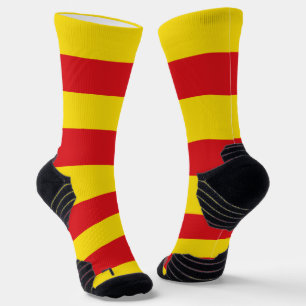 Chaussette Écran sportif avec drapeau de Catalogne