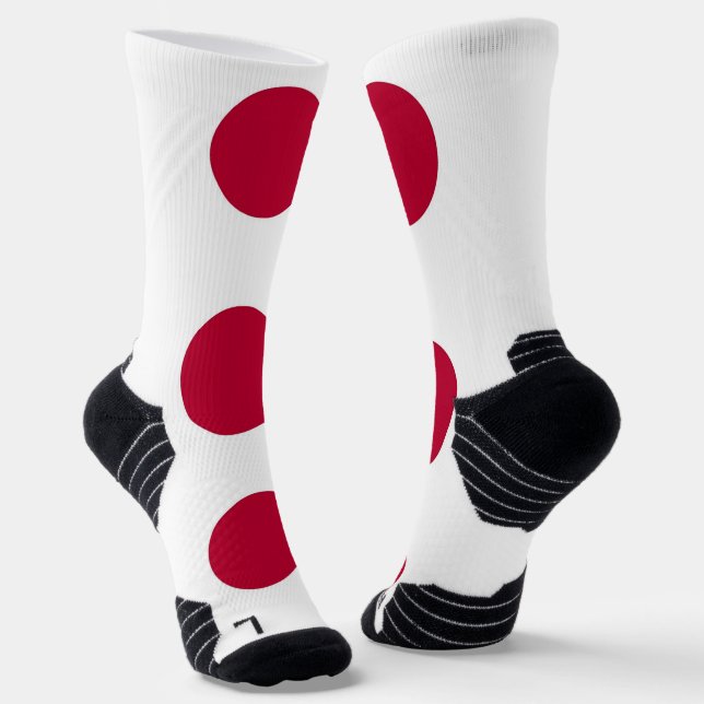 Chaussette Écran sportif avec drapeau du Japon (Angulaire)
