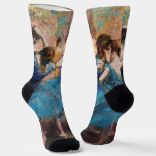 Chaussette Edgar Degas - Danseuses en bleu