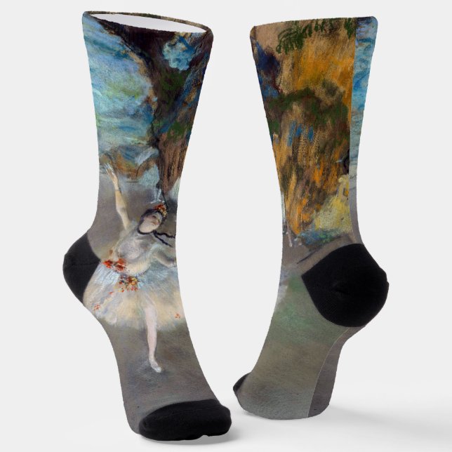Chaussette Edgar Degas - L'Étoile / Danseuse sur la scène (Angulaire)