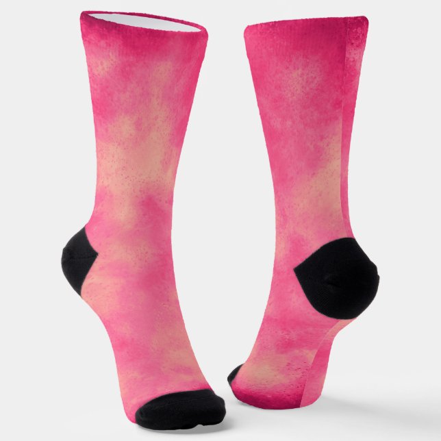Chaussette Effet nuage de sable rose Réservoir d'équipage dur (Angulaire)