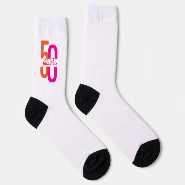 Chaussette Elegant Cinquante & Fabuleux 50e Anniversaire (Droite)