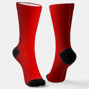 Chaussette Élégant dégradé rouge à noir