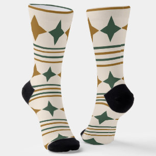 Chaussette Élégante classe moderne starbursts du milieu du si