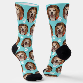 Chaussette Empreintes de pattes photo pour animaux de compagn