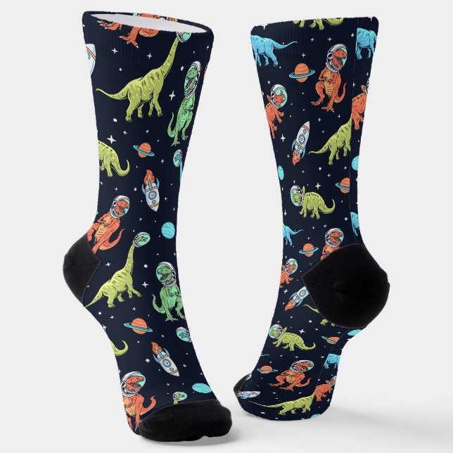 Chaussette Enfants Dinosaur Astronaut Motif (Angulaire)
