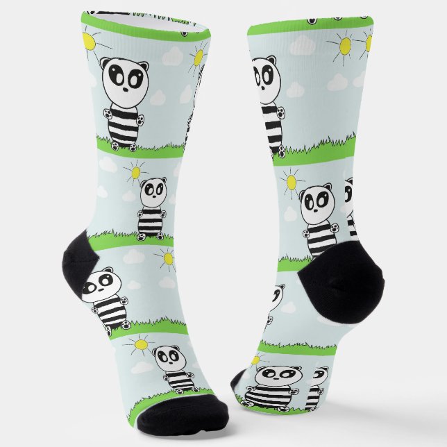 Chaussette Enfants Panda  (Angulaire)
