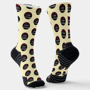 Chaussette Entreprise moderne Personnalisable Promo Vanille J