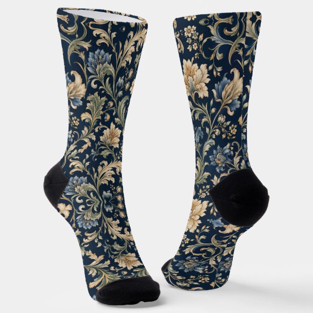 Chaussette Épanouissement Botanique Élégant et Fluide (Angulaire)
