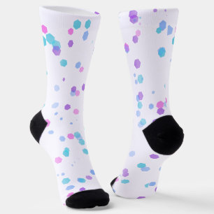 Chaussette Équipage Premium Hexagone Demi-Teinte Polka Éco-Re