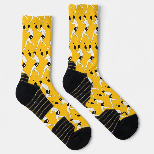 Chaussette Équipe de pickleball à haute performance athlétiqu (Droite)