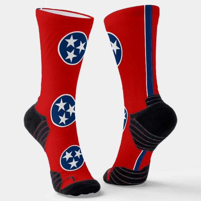 Chaussette Équipement sportif avec drapeau du Tennessee (Angulaire)