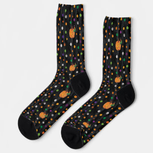 Chaussette Eric Carle   Halloween Polka Motif