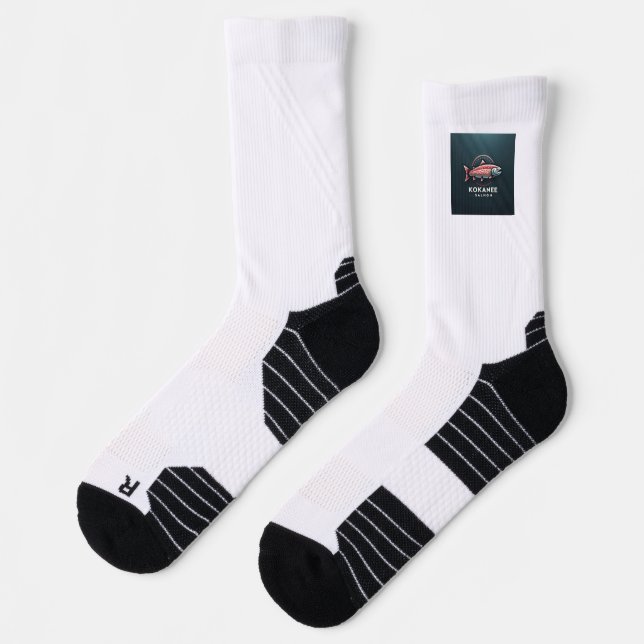 Chaussette Esprit de saumon Kokanee de montagne (Gauche)