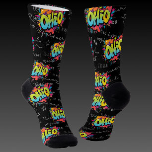 Chaussette Etat de l'Ohio buckeyes usa Socks