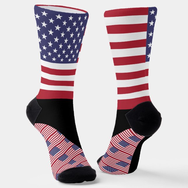Chaussette États-Unis Chaussettes, États-Unis, couleurs du dr (Angulaire)