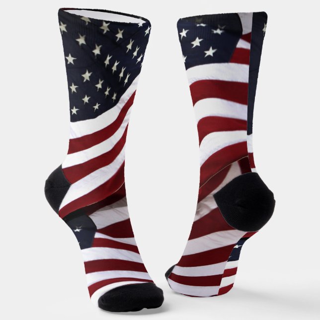 Chaussette États-Unis drapeaux américains Patriotique (Angulaire)