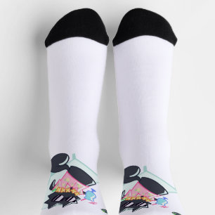 Chaussette Été Cool Cat - Le Café des Chats d'Alaska