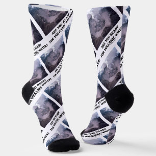 Chaussette Êtes-Vous Prêt Pour L'Hiver Volcanique ? Volcanolo