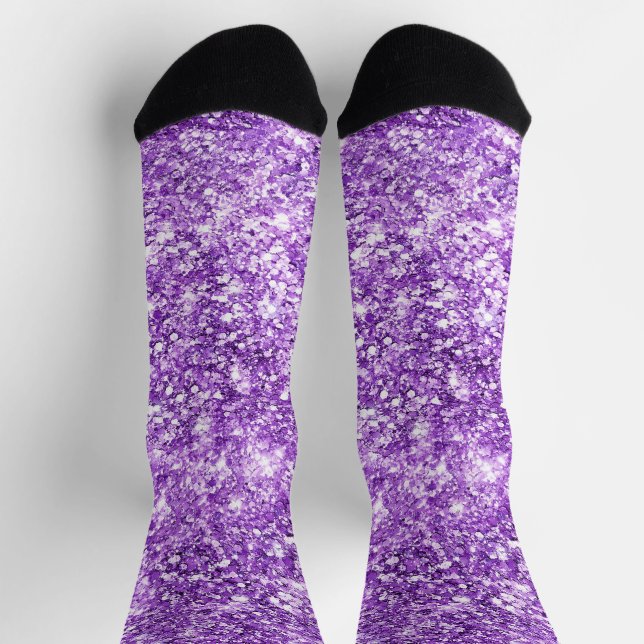 Chaussette Étincelle Violette (Haut)