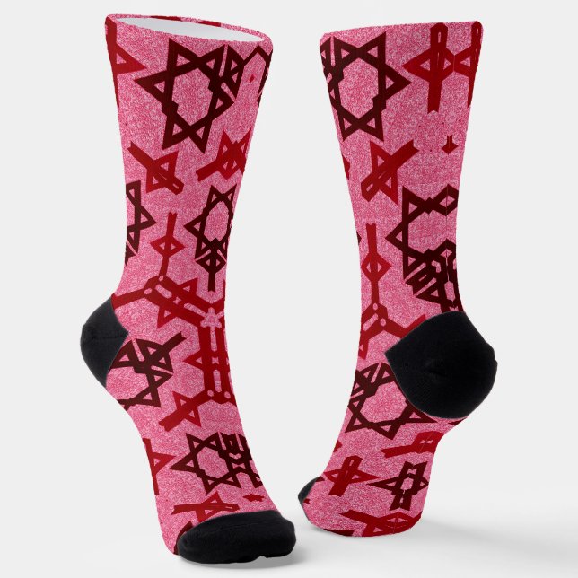Chaussette étoile de david israélienne (Angulaire)