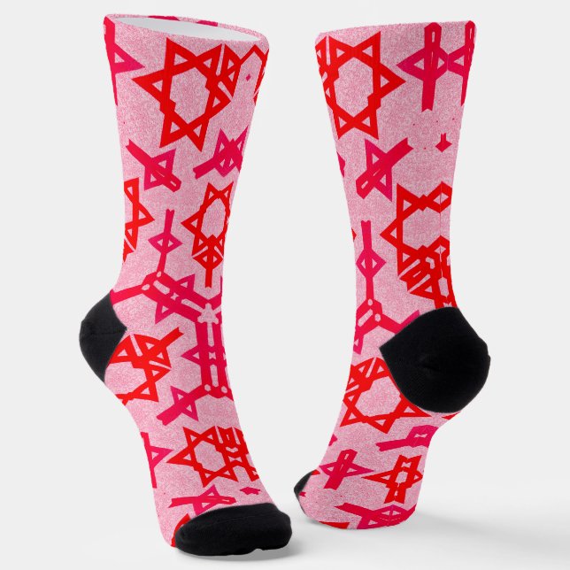 Chaussette étoile de david israélienne (Angulaire)