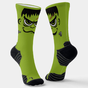 Chaussette Face Frankenstein Halloween